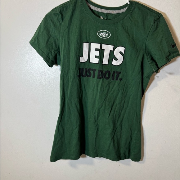 Nike Green Jets Just Do It Short Sleeve Tee - Picture 1 of 4